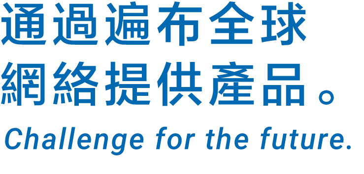 通過遍布全球網絡提供產品。