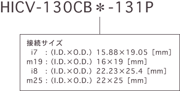HICV-130CB*-131P