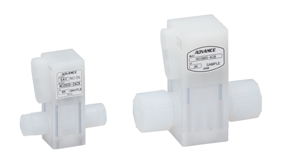 New SAV series pneumatic shutoff valves.